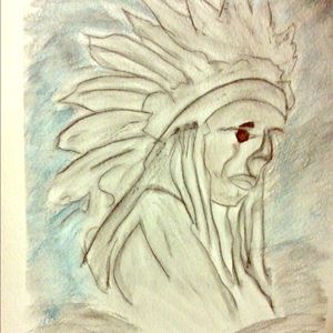 Black & White watercolor